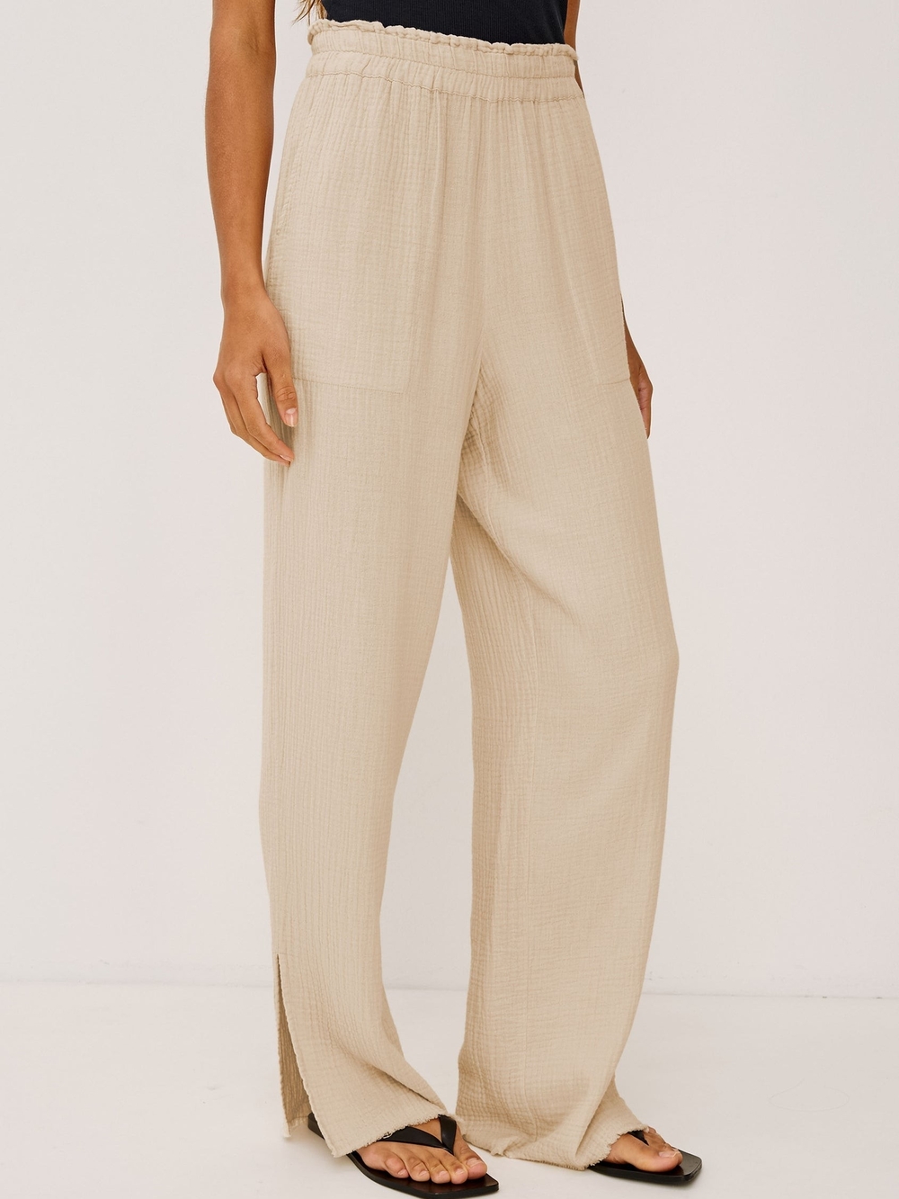 Rails Leon crop pant In Flax Size L